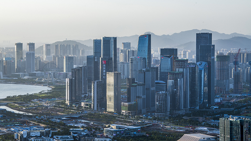 圖為深圳前海城市風(fēng)光。